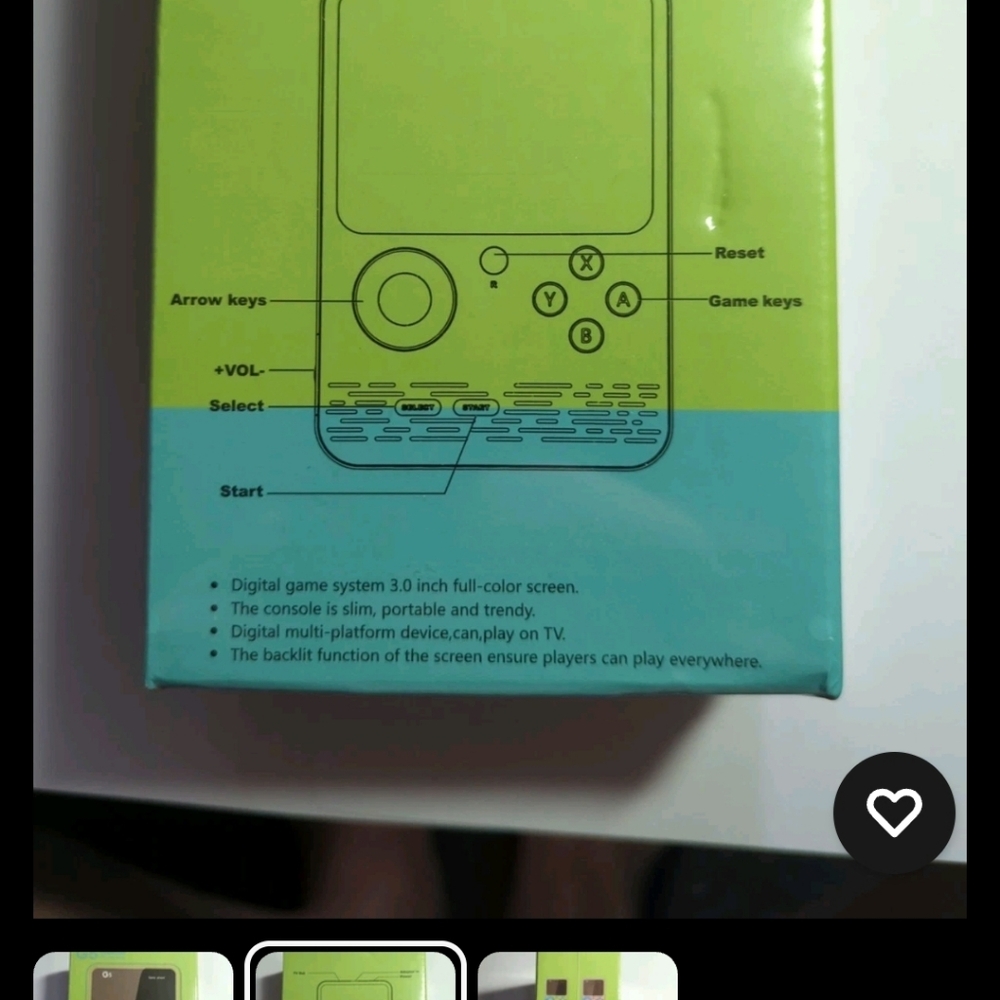 Handheld Game Console - Colorful Design - Picture 4 of 6